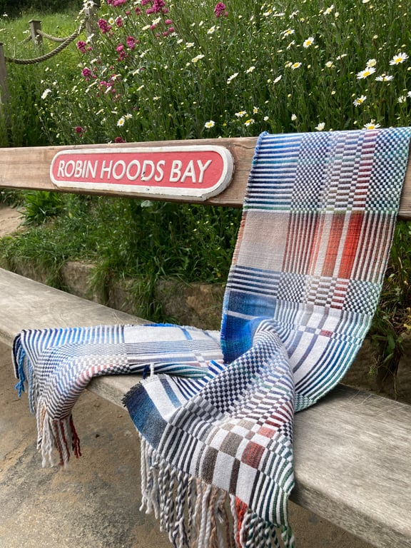 Quarterdeck Handwoven Lambswool Wrap Scarf