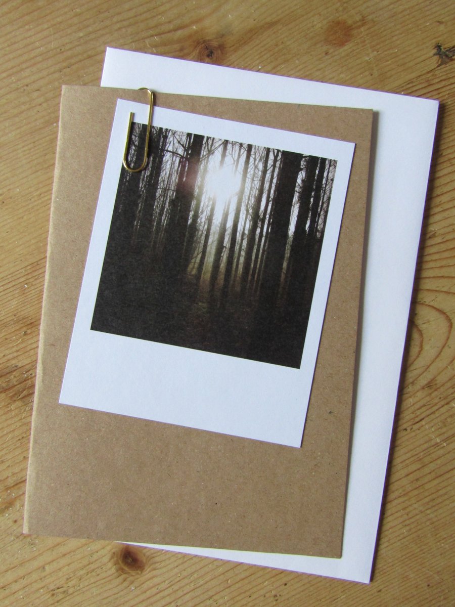 “Polaroid” style photo card: Landscapes
