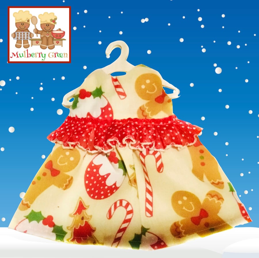 Sale Item - Christmas Pudding and Gingerbread Dress