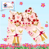 Reserved for Maddie - Cropped Summer Cotton Trousers - Mice and Windmills