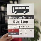 Custom Replica Bus Stop Sign – Fully Personalised