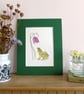 Frog and Fritillary A5 Giclée Fine Art Print - Image 5