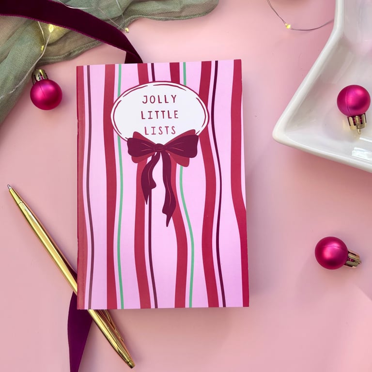 A6 Festive Lined Notebook