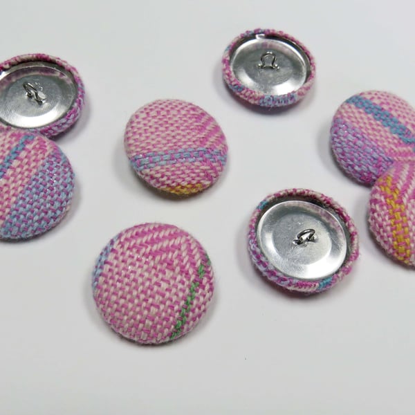 Pink Covered Buttons 