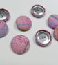 Pink Covered Buttons  - Image 1