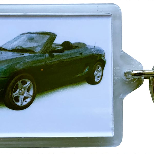 MGF Mk1 1996 - Keyring with 50x35mm Insert - Car Enthusiast