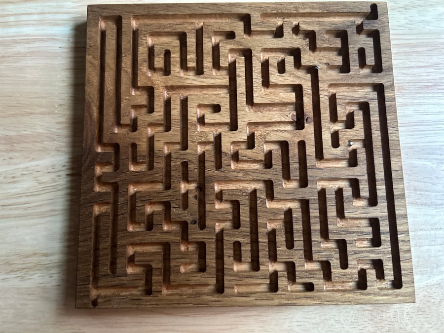 Maze Puzzle with Ballbearings Included