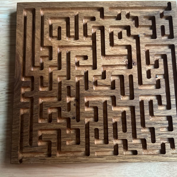 Maze Puzzle with Ballbearings Included