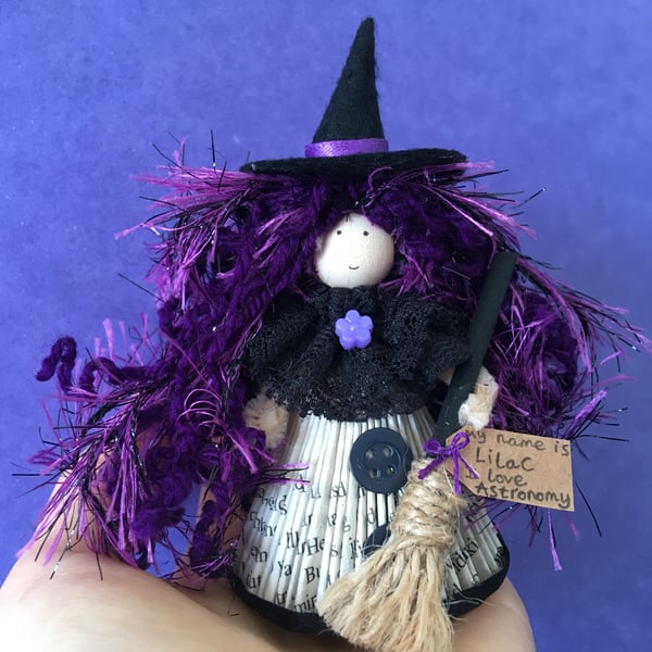 Purple Witch Doll Decoration, Witch Core 