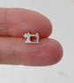 Recycled Sterling Silver Sewing Machine Earrings – Gift For a Sewer - Image 4