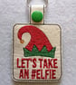 734. Let's take an elfie keyring. - Image 1