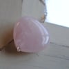 Rose quartz heart necklace