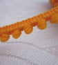 Tangerine Orange Mini Pompom Trim - Image 2