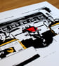 Star Trek 'Make It Sew' Hand Pulled Limited Edition Screen Print - Image 3