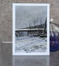Dark Skies. Blank Card. Original Watercolour 260186 - Image 5