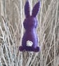 Easter bunny purple hanging decoration. - Image 2