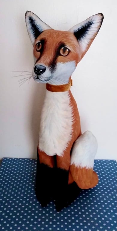 Fox Doorstop or floor ornament 