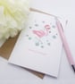 Christmas Flamingo Card - Image 2