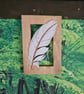 Hand-Carved Wooden Feather Wall Art- One Piece - Rustic Wall Art - Handmade Gift