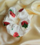 Strawberry Sequin Double Layer Tulle Scrunchies Perfectly Imperfect - Image 5