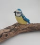 Needle Felted Blue Tit - Image 5