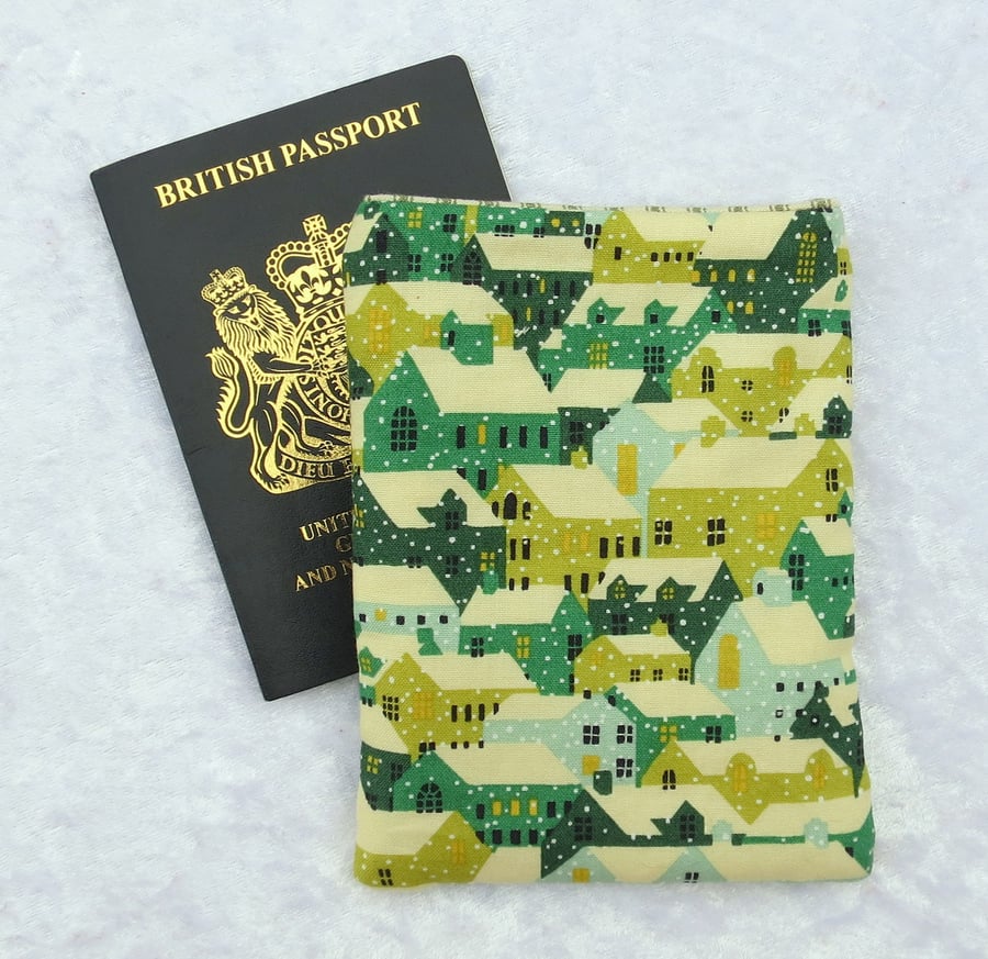 Passport Cover, passport pouch, winter travel