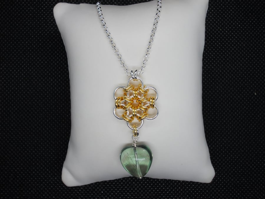 SALE - Japanese flower pendant