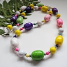 Colourful Howlite Necklace 