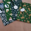  4 Reusable Christmas Gift Bags