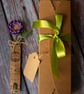 Purple Aster Crochet Bookmark - Twilight Purple - Image 4