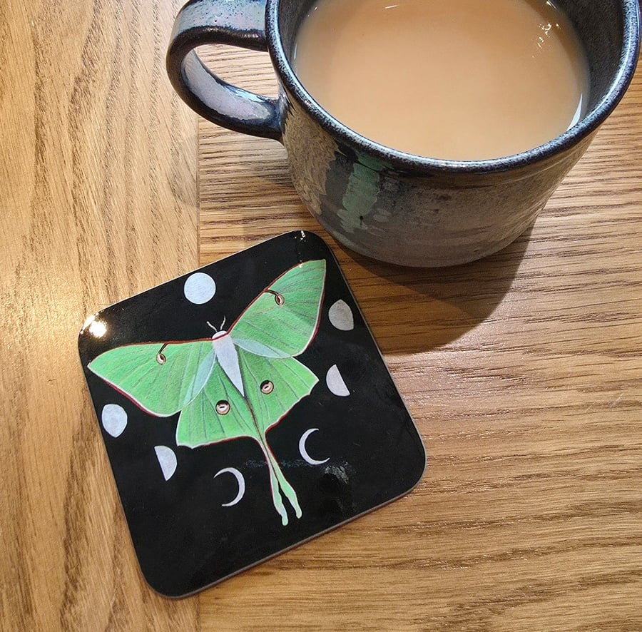 Luna Moth Coaster