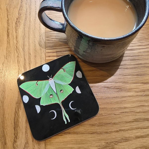 Luna Moth Coaster