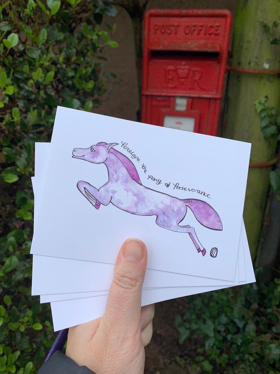 Penelope the Pony of Perseverance - POSTCARD