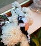 Long tailed tit bird tree decoration hand knit  - Image 5