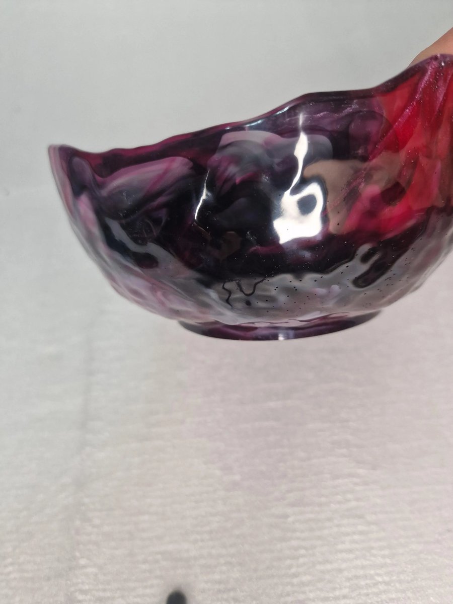Purple, pink And black trinket bowl, prefect for gifting, treat bowl, Keys and j