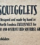 SQUIGGLETS mini Red Squirrel HANGING CHRISTMAS DECORATIONS pack of 3. - Image 4