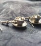 Tea cup earrings - Image 1