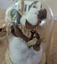 Little Ida's Cloud: Artisan Dried Flower Cloche bell jar