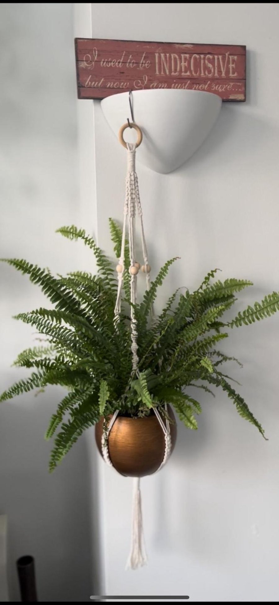 Macrame Plant Hanger, Natural Boho Decor,