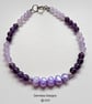Designer Amethyst & Freshwater Culture Pearl Bracelet Meduim Size - Image 6