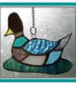 SOLD Duck Suncatcher Stained Glass for Spring - Image 1