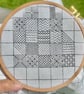 Blackwork Cross Stitch Chart: Geometric Embroidery Design (PDF Download) - Image 8