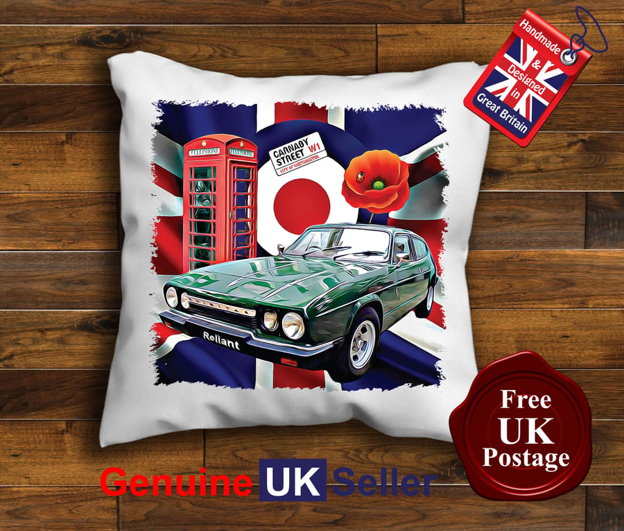 Reliant Scimitar Cushion Cover, Choose Your Size