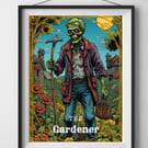 The Gardener Tarot Style Wall Art Print