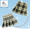 Black and White Tartan Kilt