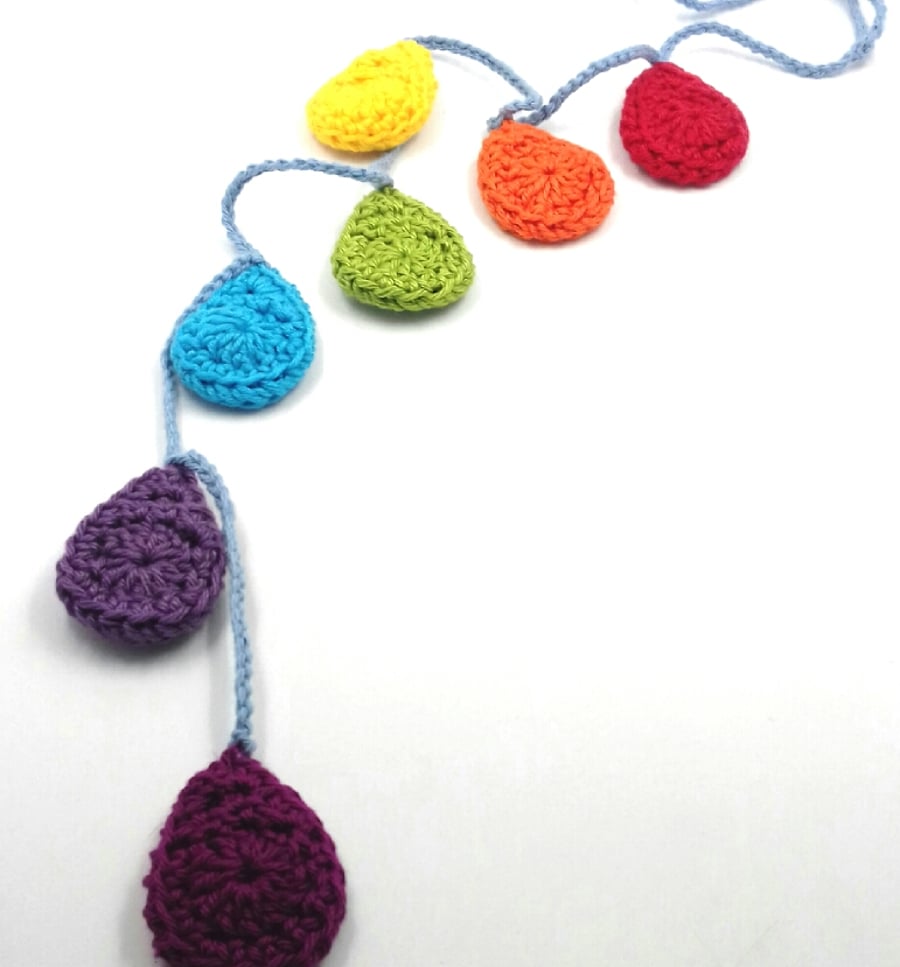 Crochet Rainbow Drops 