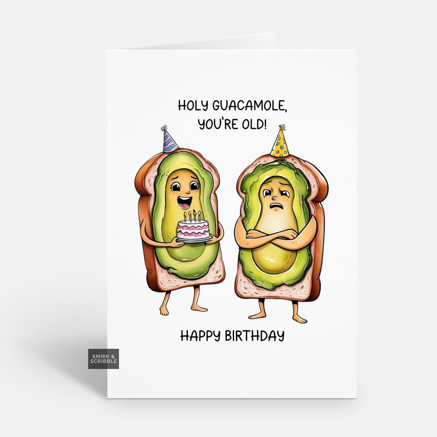 Unique Funny Birthday Card For Him Or Her 