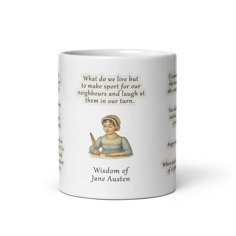 Wisdom of Jane Austen Mug