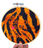 Ain't Nobody Pissin' On My Parade - 6" Embroidered Hoop Wall Art - Image 1