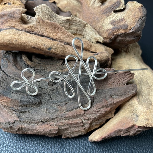 Mini Celtic Shawl Pin - Scarf Pin